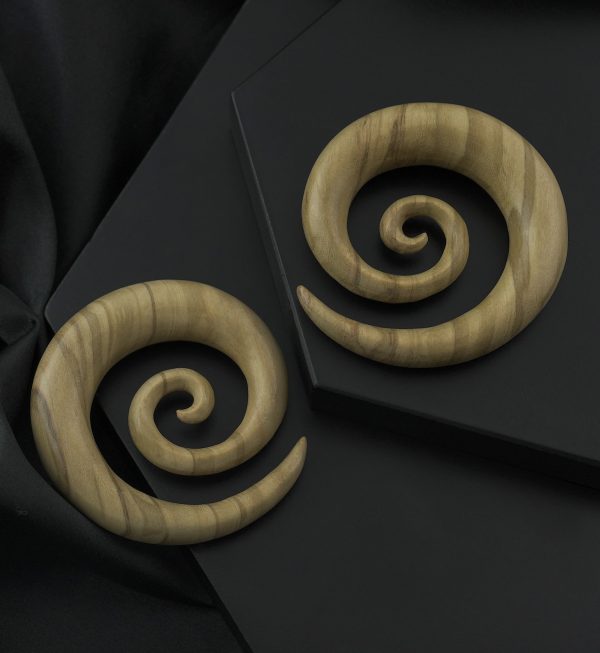 Olive Wood Super Spirals For Discount - Image 2