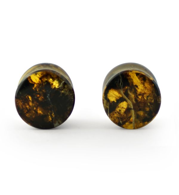 Chiapas Amber Plugs 00G (10mm) - Version 15 Discount
