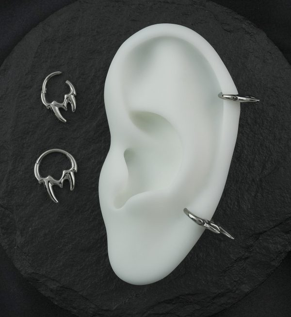 Fangs Titanium Hinged Segment Ring Online Sale - Image 2