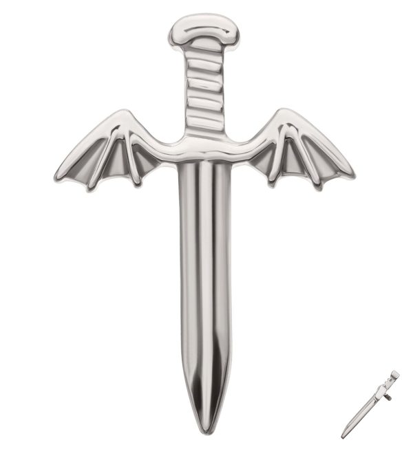 Batwing Dagger Titanium Internally Threaded Top Online Sale
