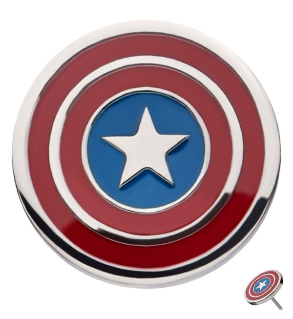 Captain America Shield Titanium Threadless Top Cheap - Image 2