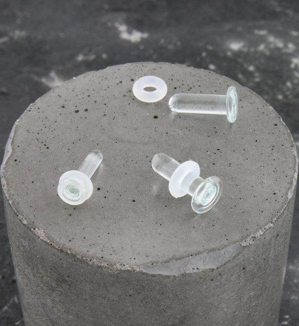 Clear Glass Labret - Flatback Retainer Discount