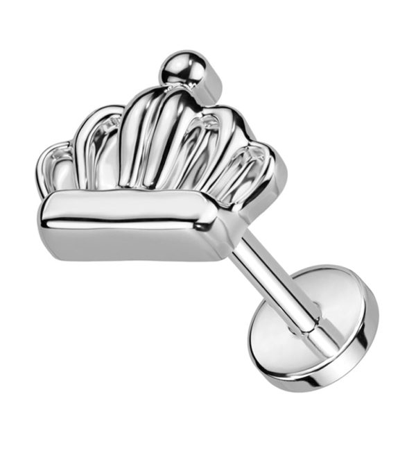 Crown Threadless Titanium Labret Cheap