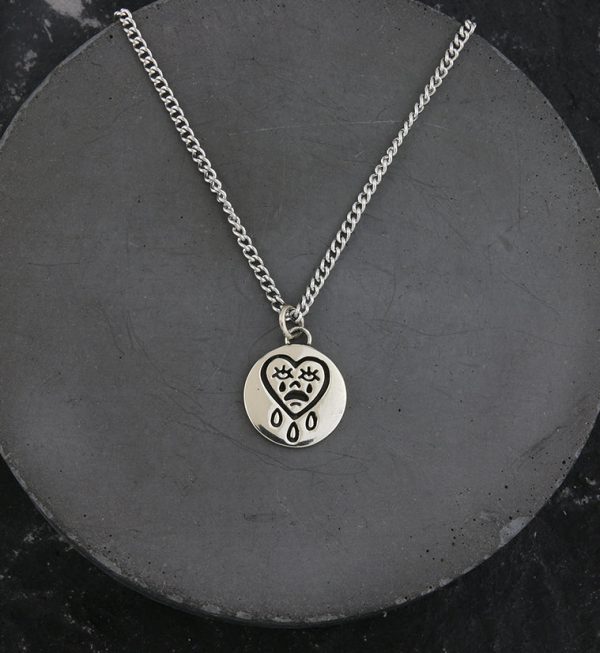 Cry Baby White Brass Charm Necklace Fashion - Image 2