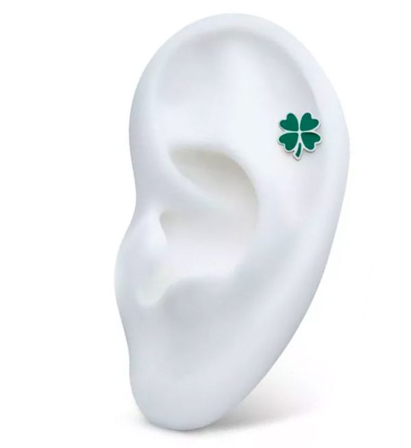 Green Lucky Clover Titanium Internally Threaded Top on Sale - Image 3