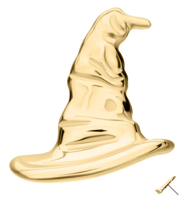 14kt Gold Sorting Hat Threadless Top Online Sale
