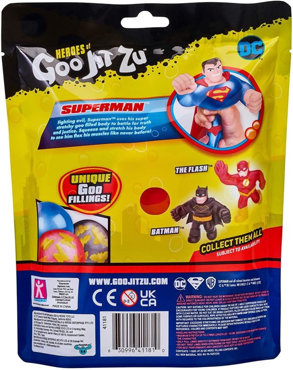 DC Heroes of Goo Jit Zu Squishy Figure | Superman For Sale - Image 4